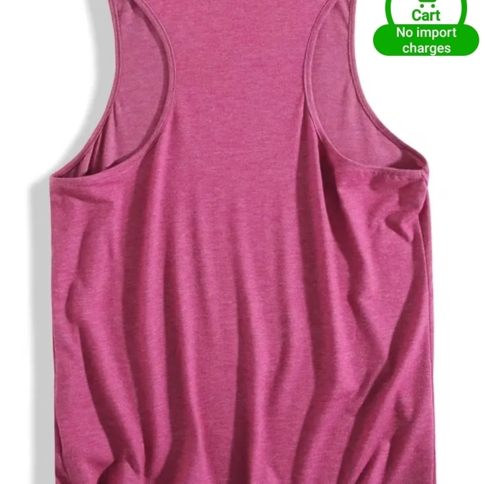 Dark Gray Tank W UR Design Or Text. 1 Color. Full Color Slightly Exra M-XXL - Picture 6 of 8